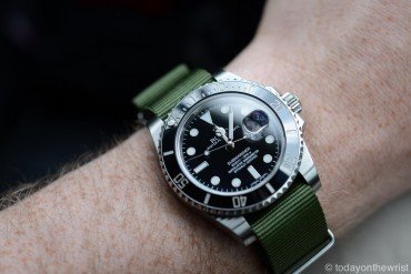 Rolex Submariner 116610 с ремешком нато