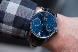 IWC Portugieser Automatic blue dial