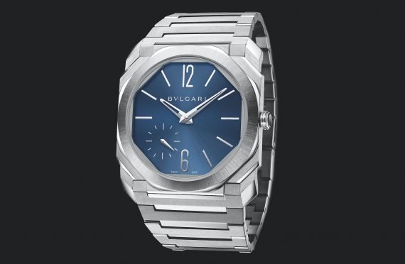 Bvlgari Octo Finissimo Automatic Steel с синим циферблатом