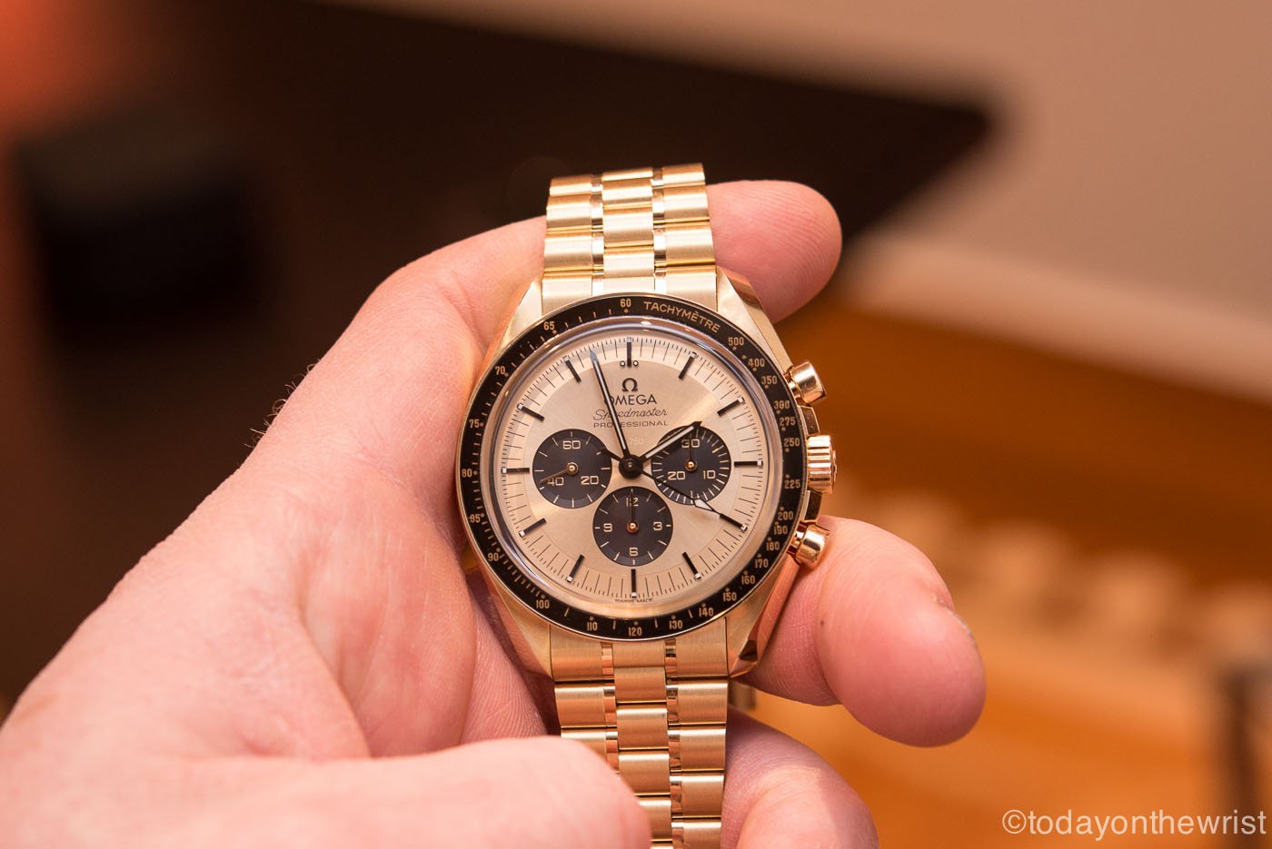 Omega Speedmaster Moonwatch Moonshine Gold