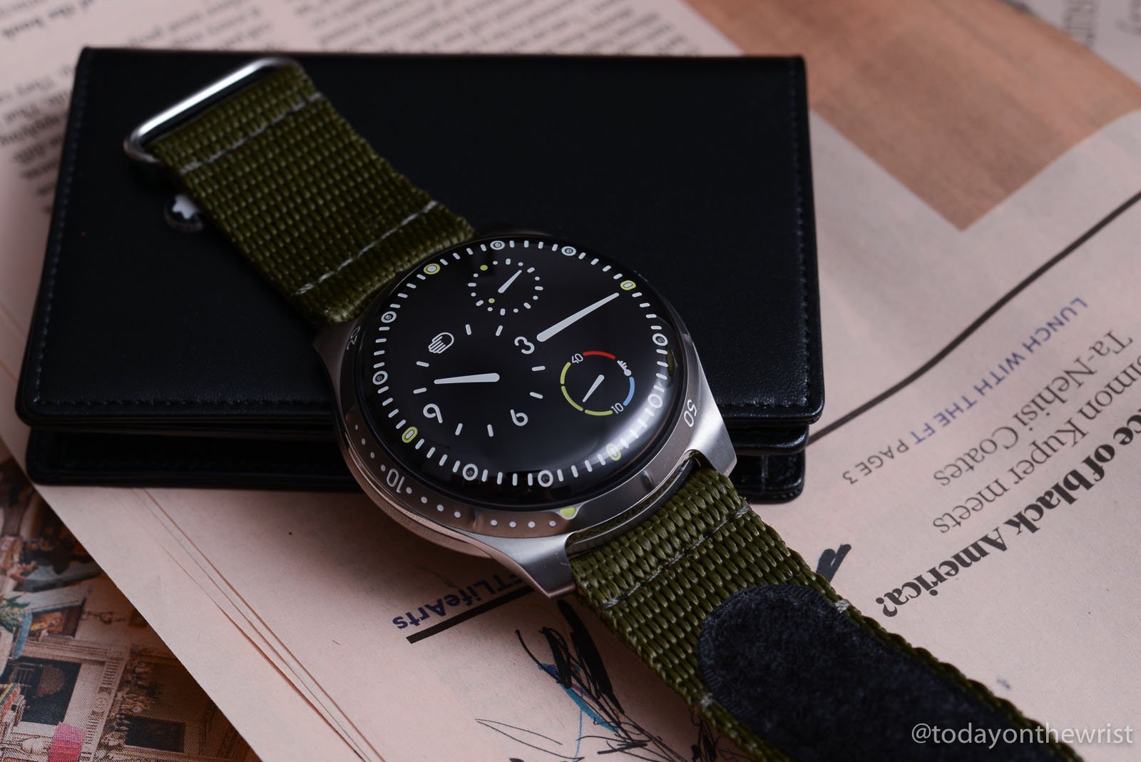 Ressence Type 5 not a typical diving watch Today on the wrist