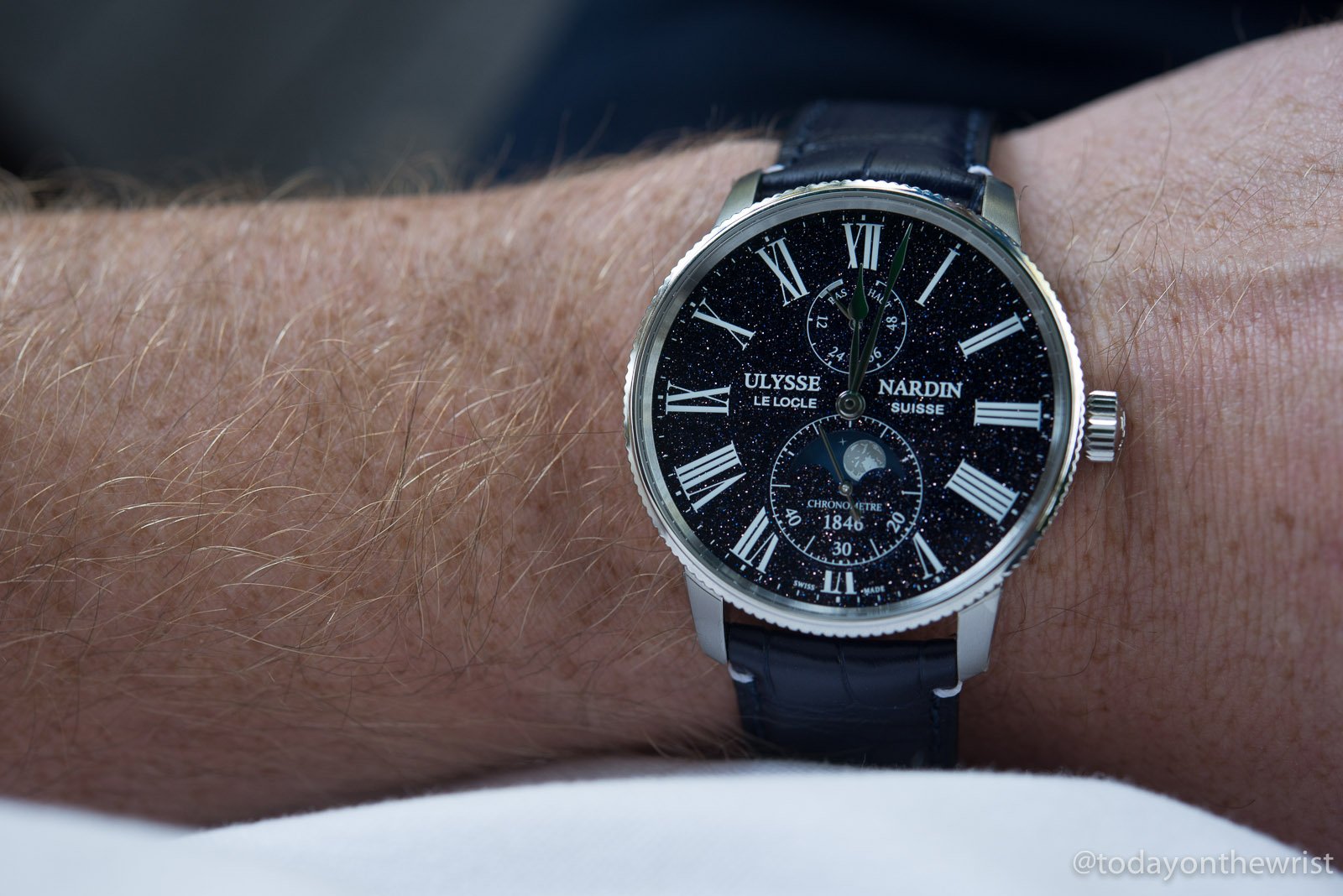 Ulysse Nardin presents the new Marine Torpilleur Moonphase