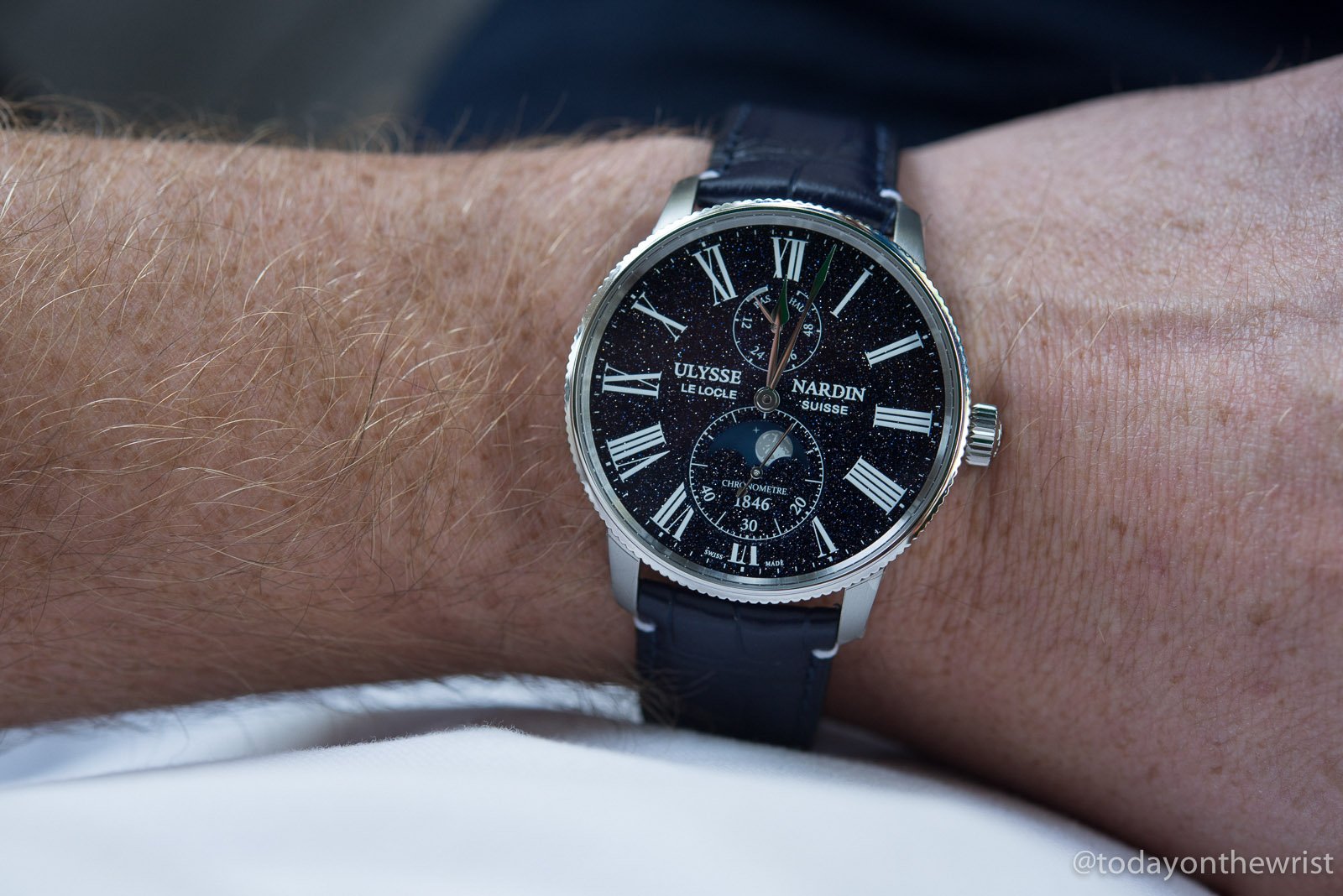 Ulysse Nardin presents the new Marine Torpilleur Moonphase