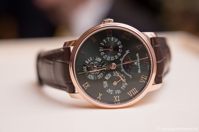 Blancpain Villeret Quantieme Perpetuel in green