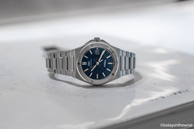 IWC Ingenieur Automatic 40 blue dial