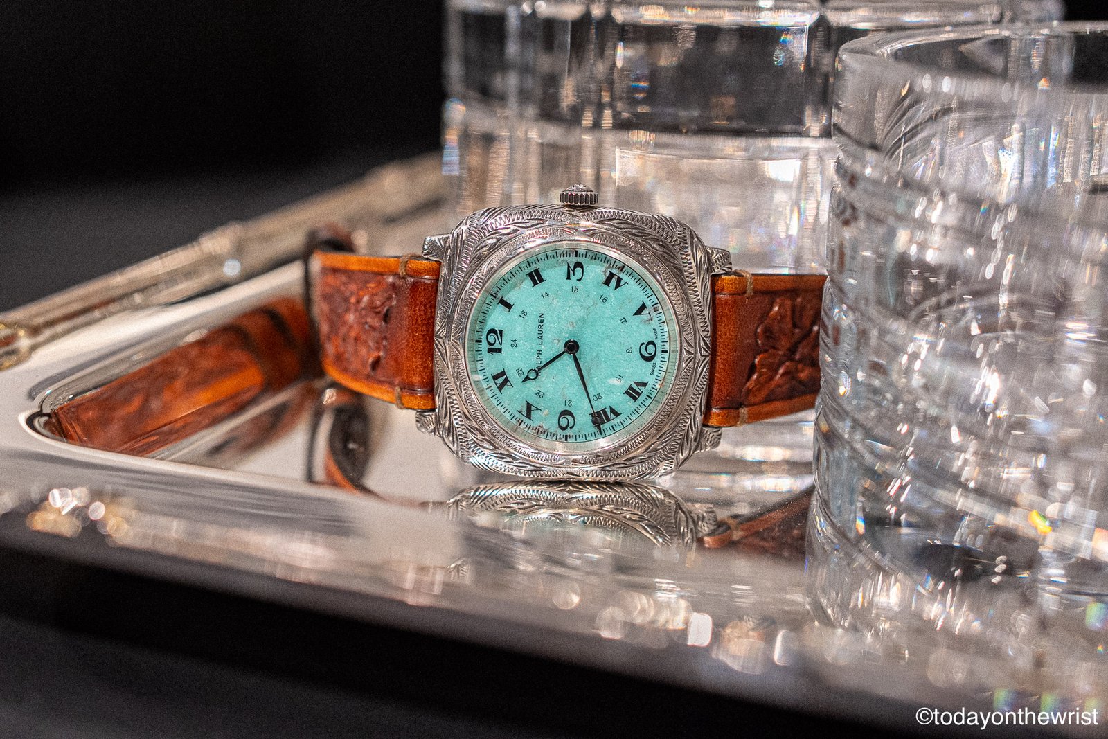 Ralph Lauren The American Western Watch Turquoise Dial