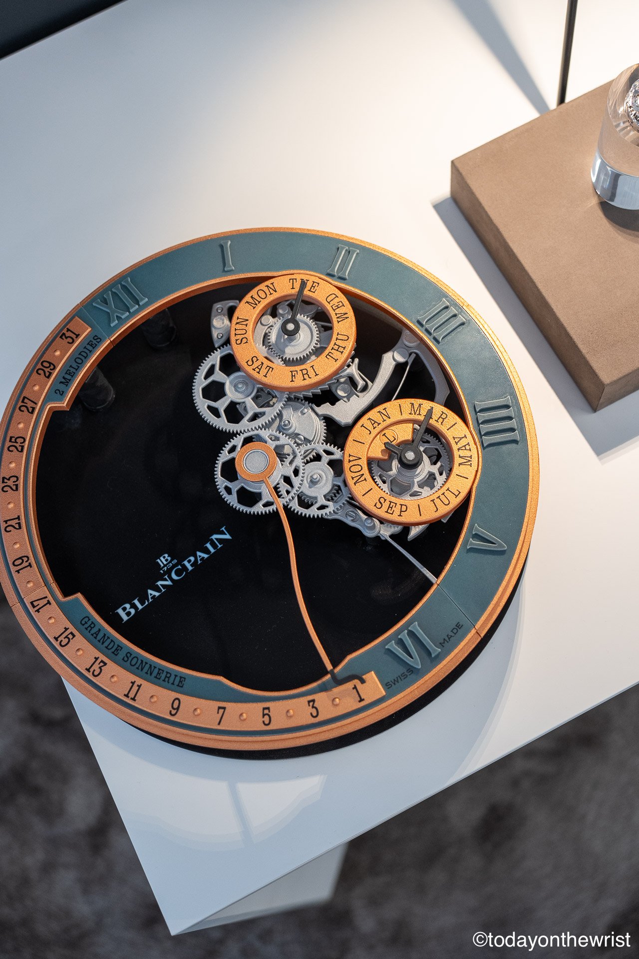 Blancpain Grande Double Sonnerie, perpetual calendar demonstrator