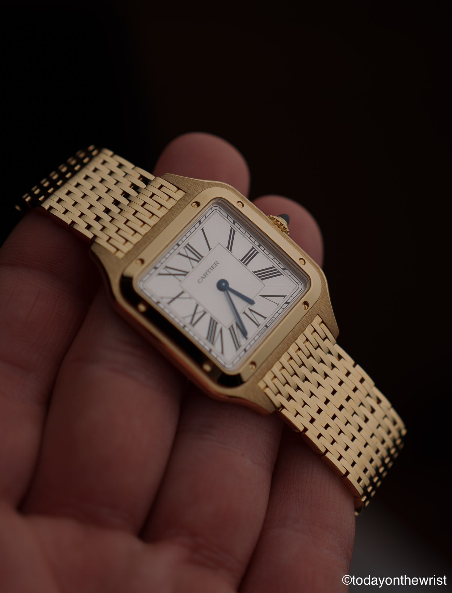 Cartier Santos-Dumont gold