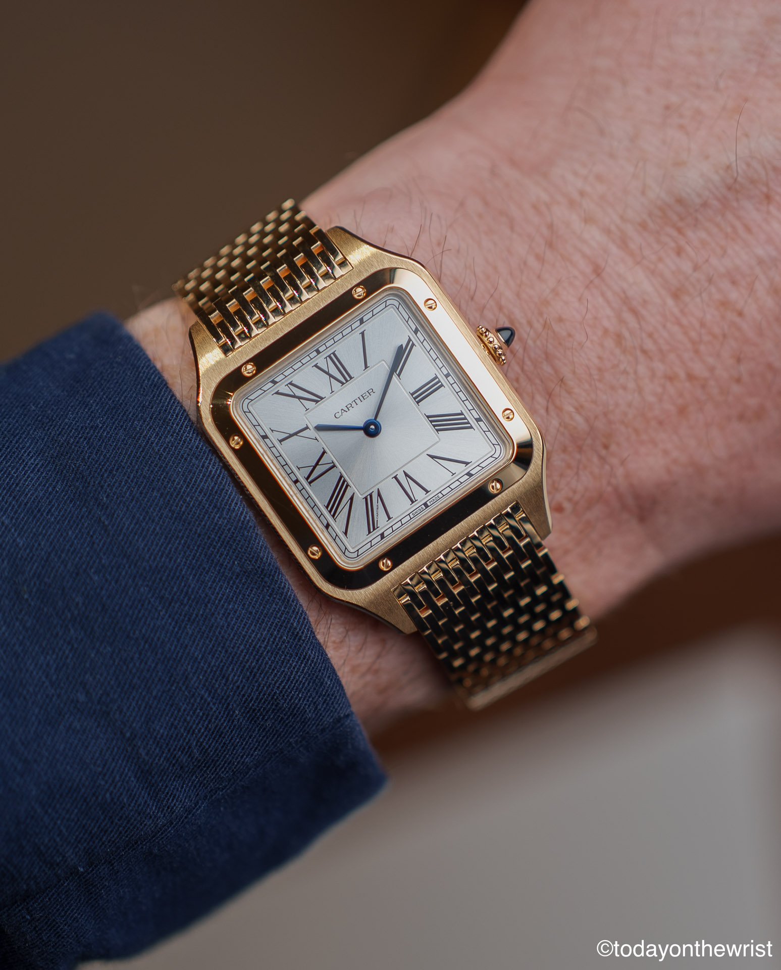Cartier Santos-Dumont gold