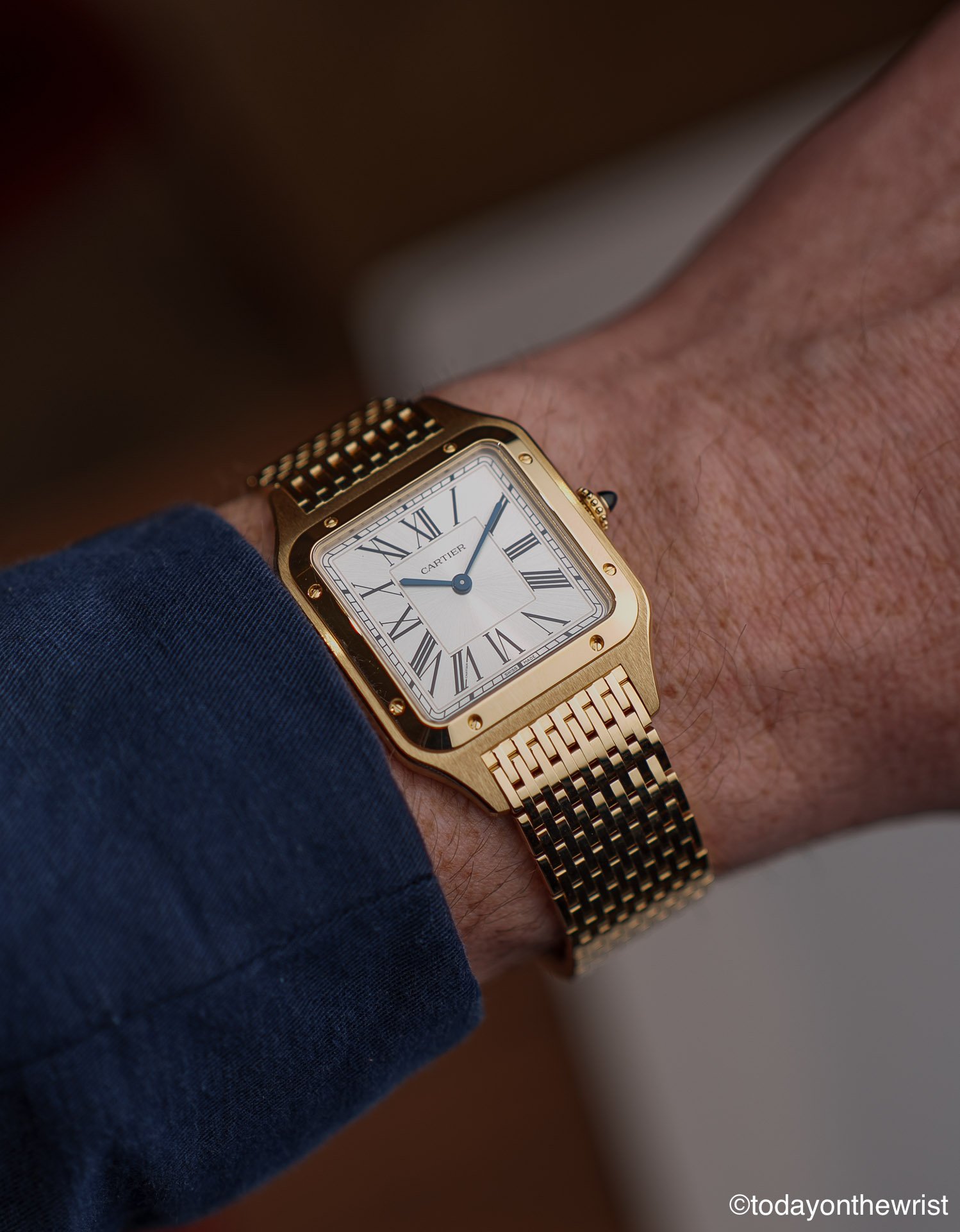 Cartier Santos-Dumont gold