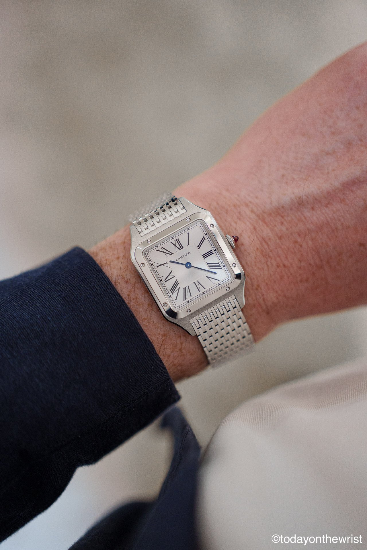 Cartier Santos-Dumont platinum