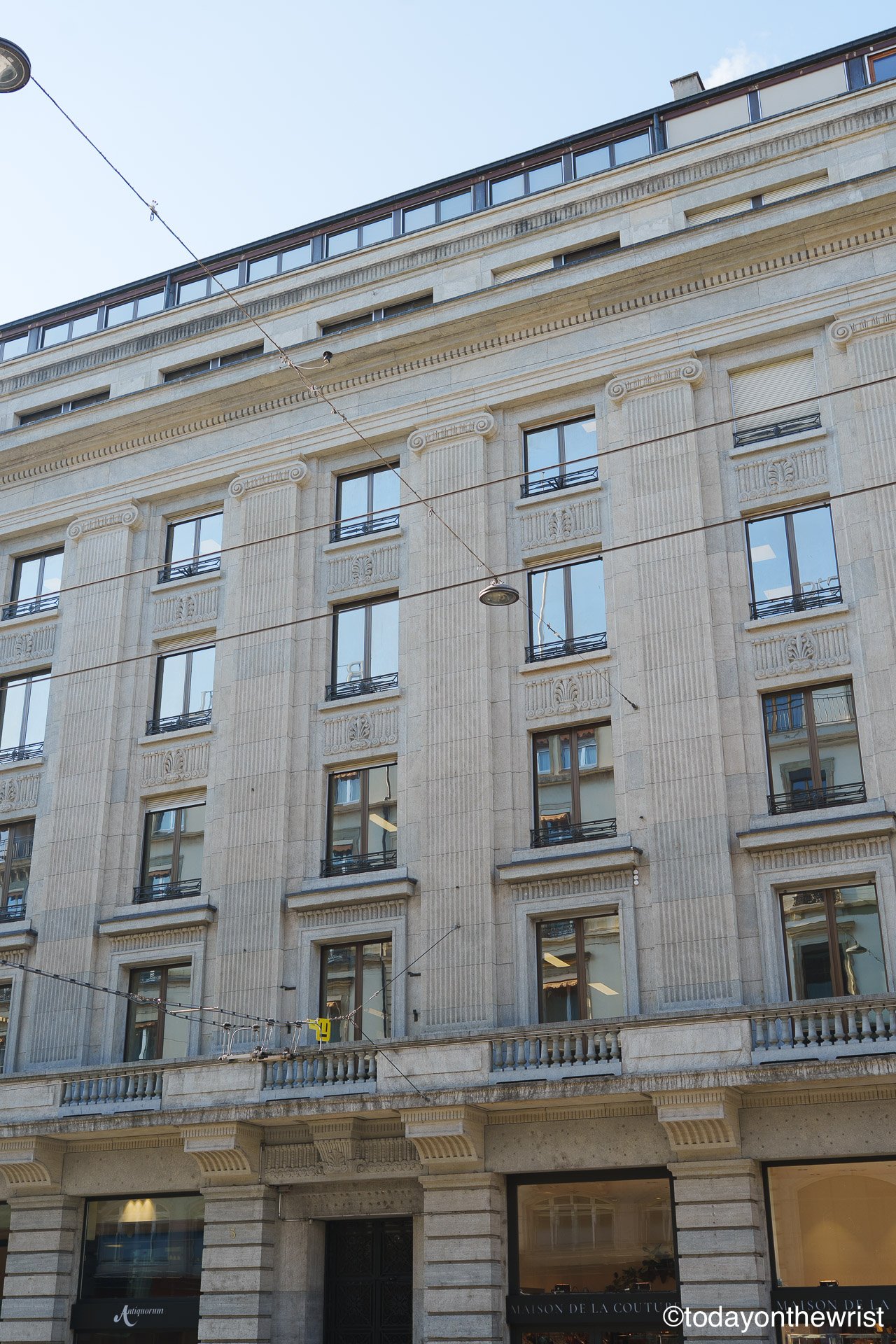 Visiting Gerald Charles Atelier in Geneva - building