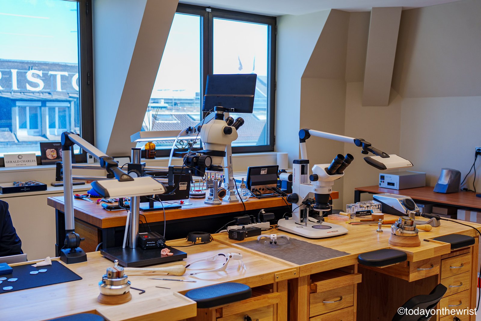 Gerald Charles Atelier Geneva - watchmaking workshop