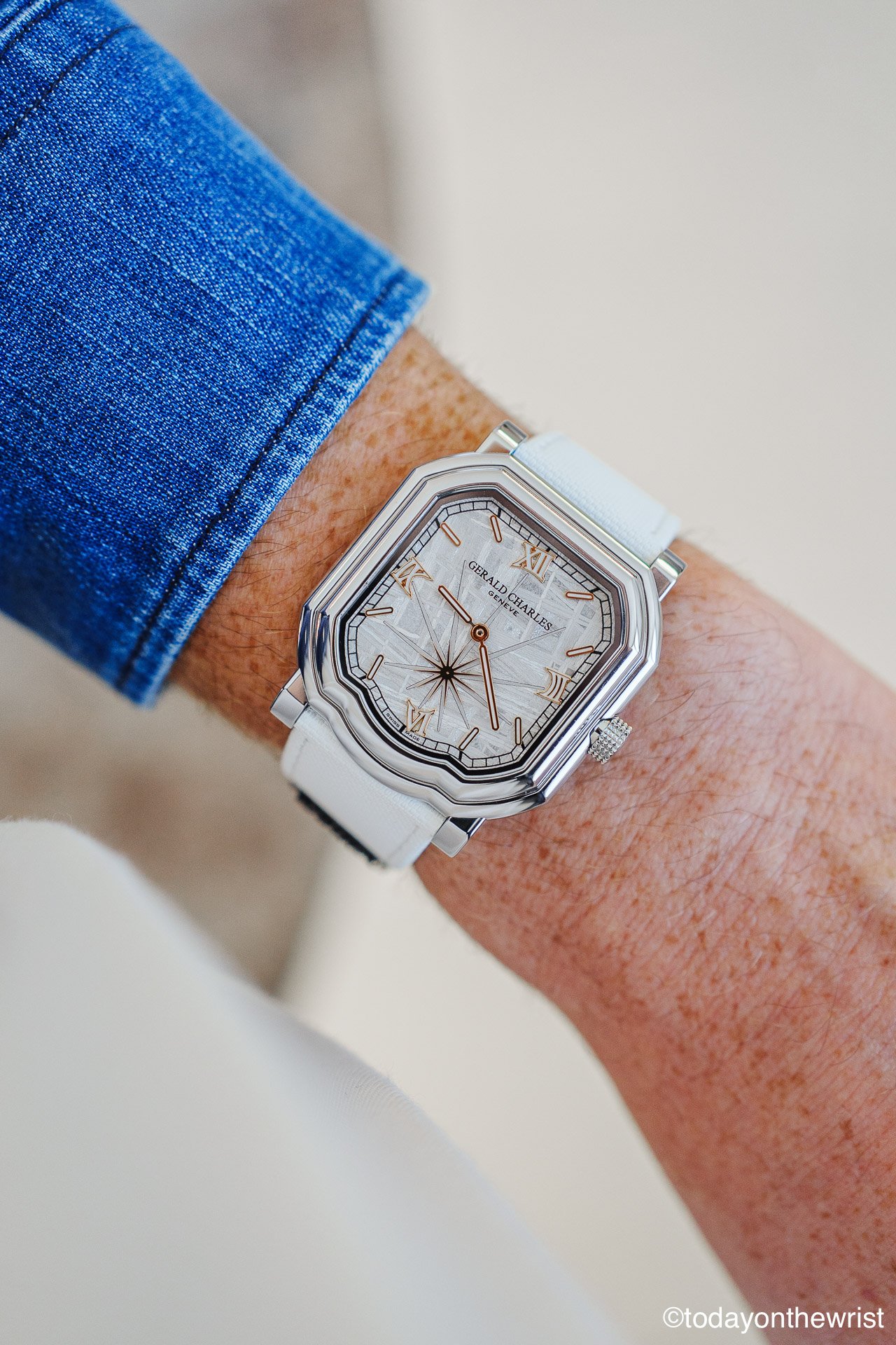 Gerald Charles Maestro 2.0 meteorite silver