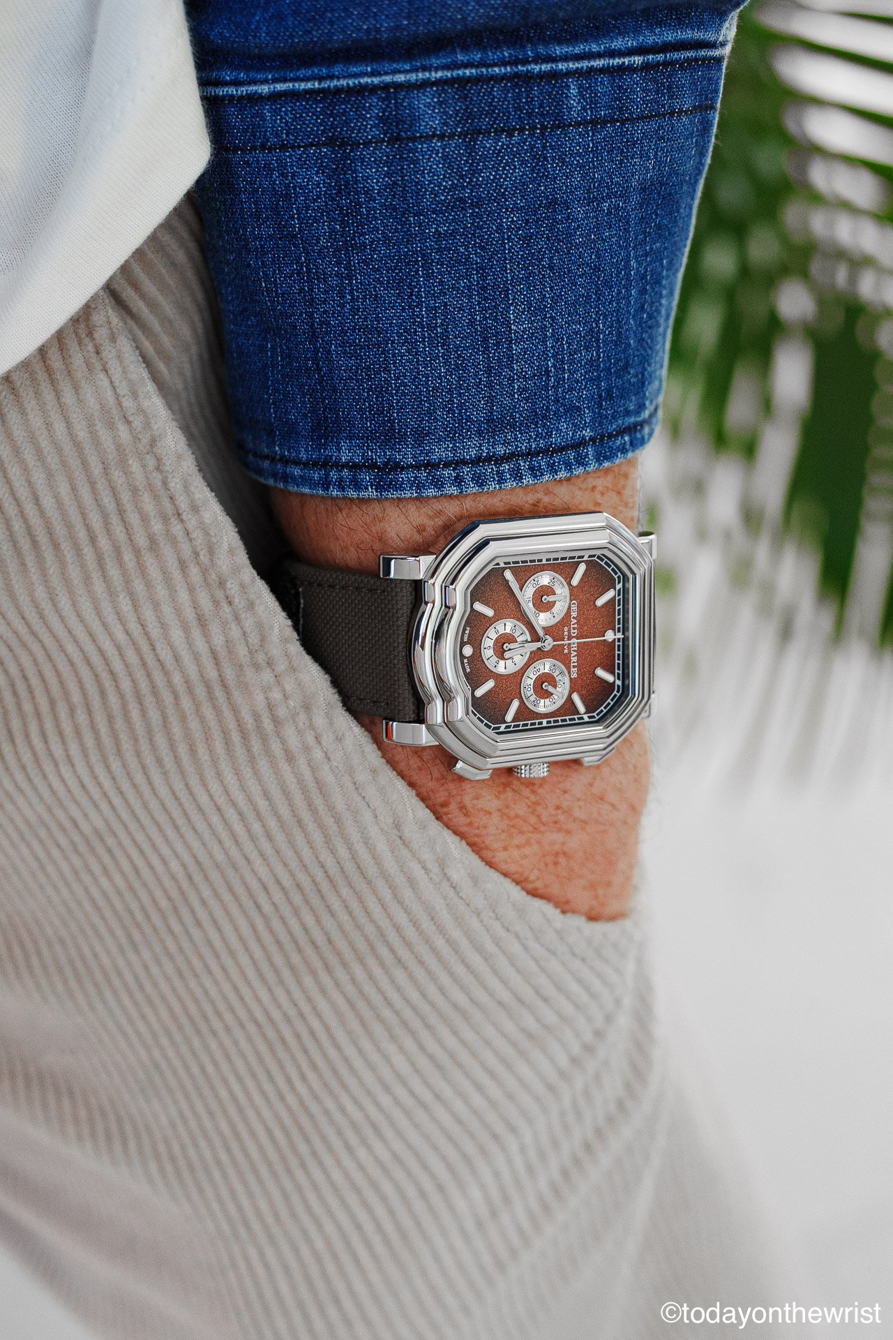 Gerald Charles Maestro 3.0 Chronograph steel brown
