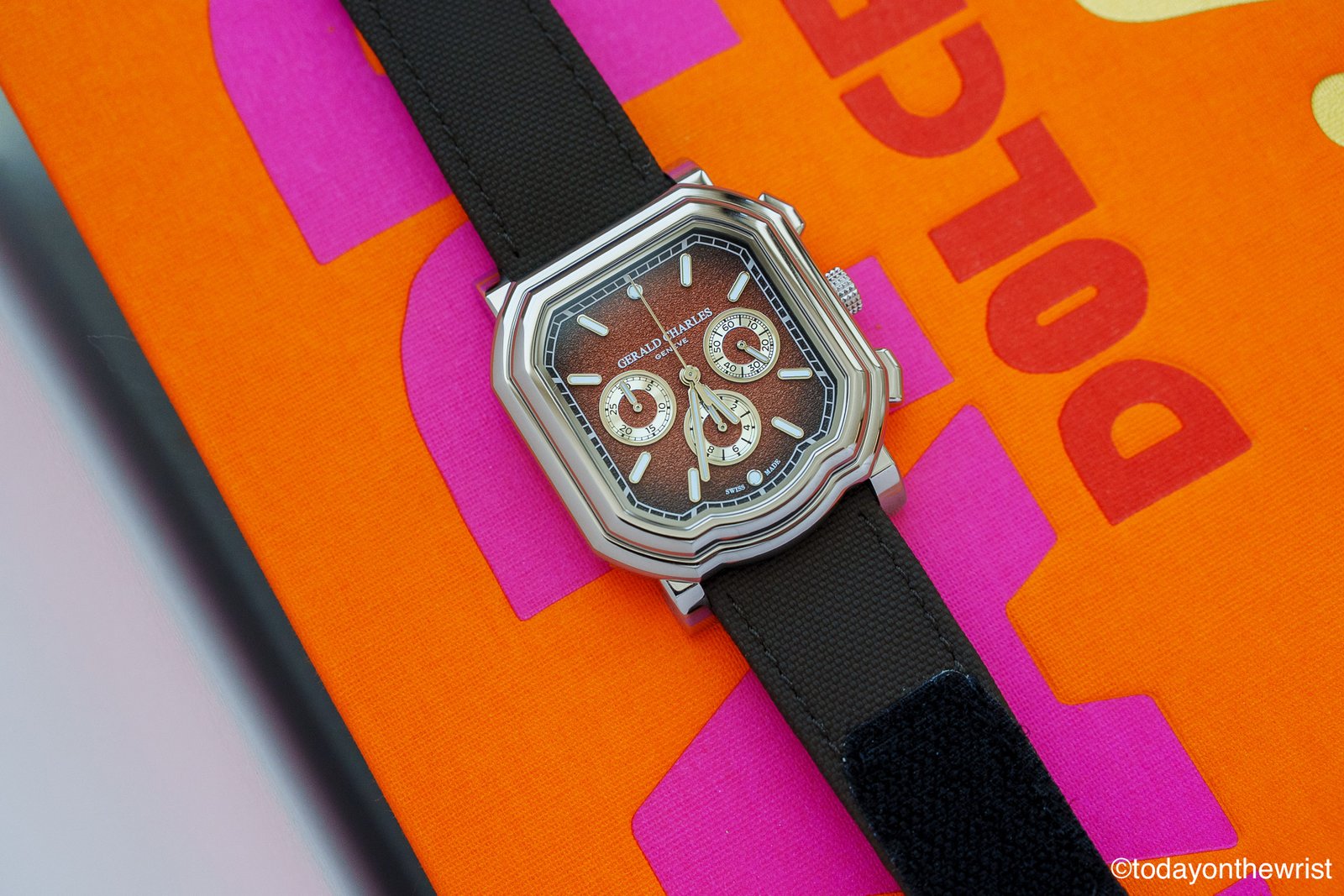 Gerald Charles Maestro 3.0 Chronograph steel brown